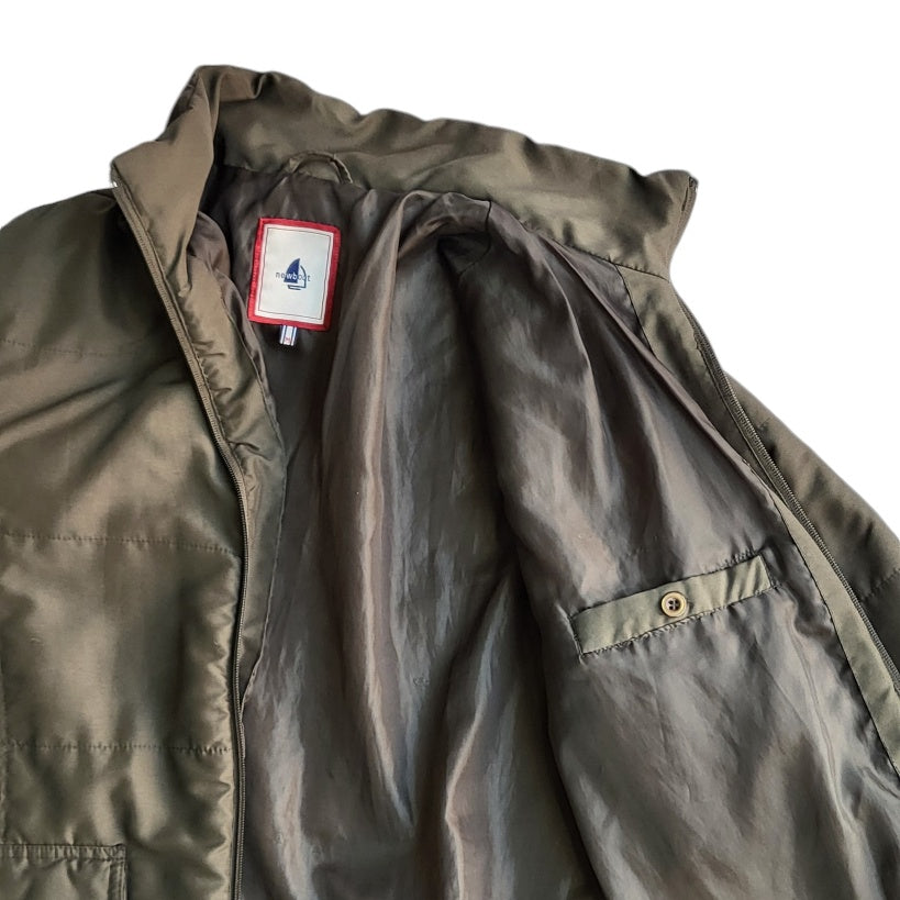 Chaqueta acolchada mujer Newboat verde militar talla M