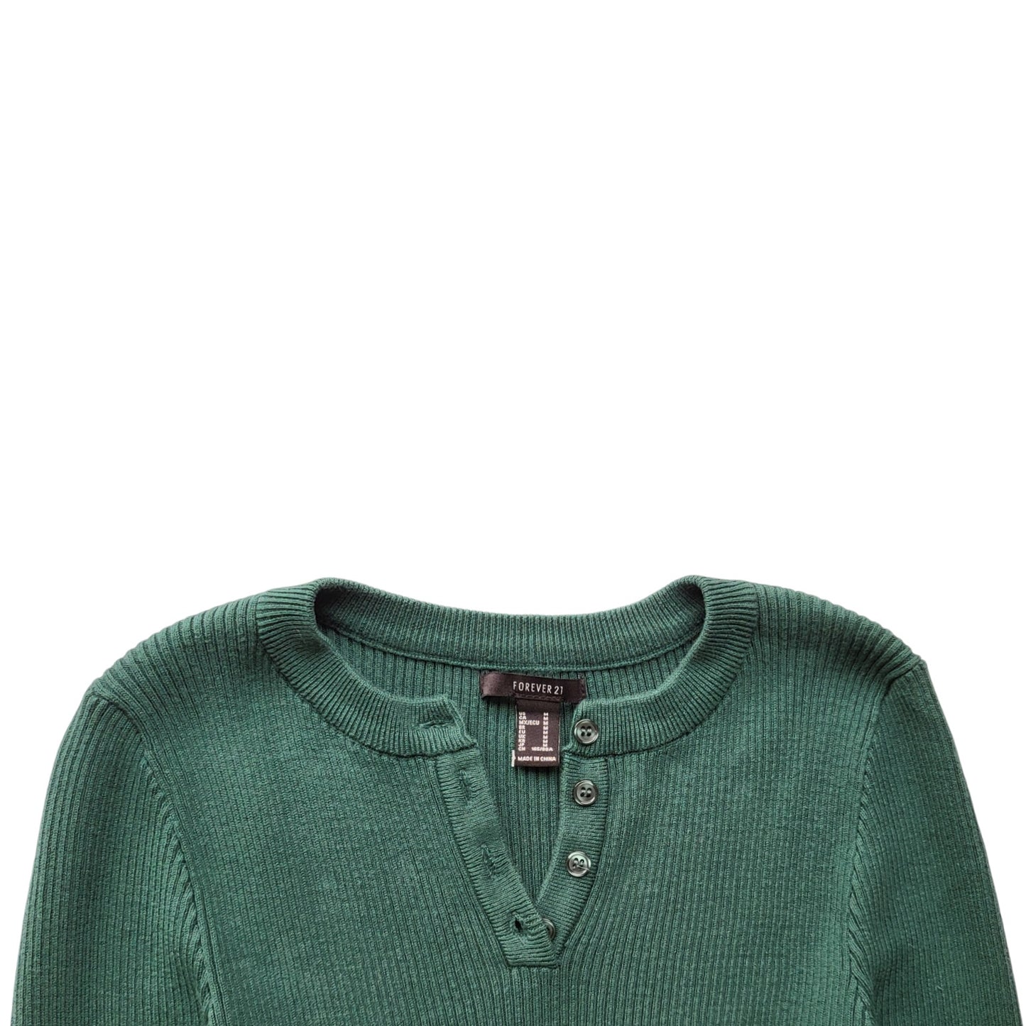 Saco mujer Forever 21 aguamarina Talla M