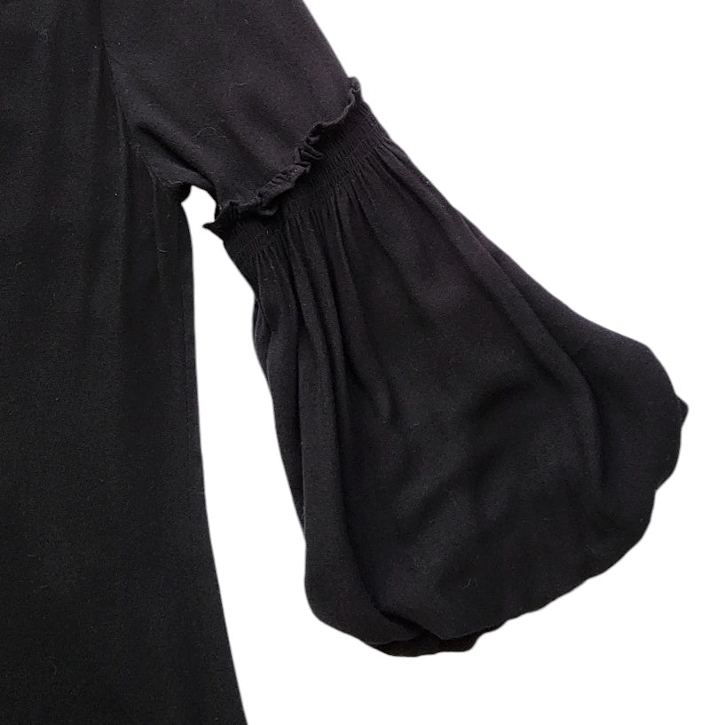 Vestido mujer Forever 21 negro manga globo talla M