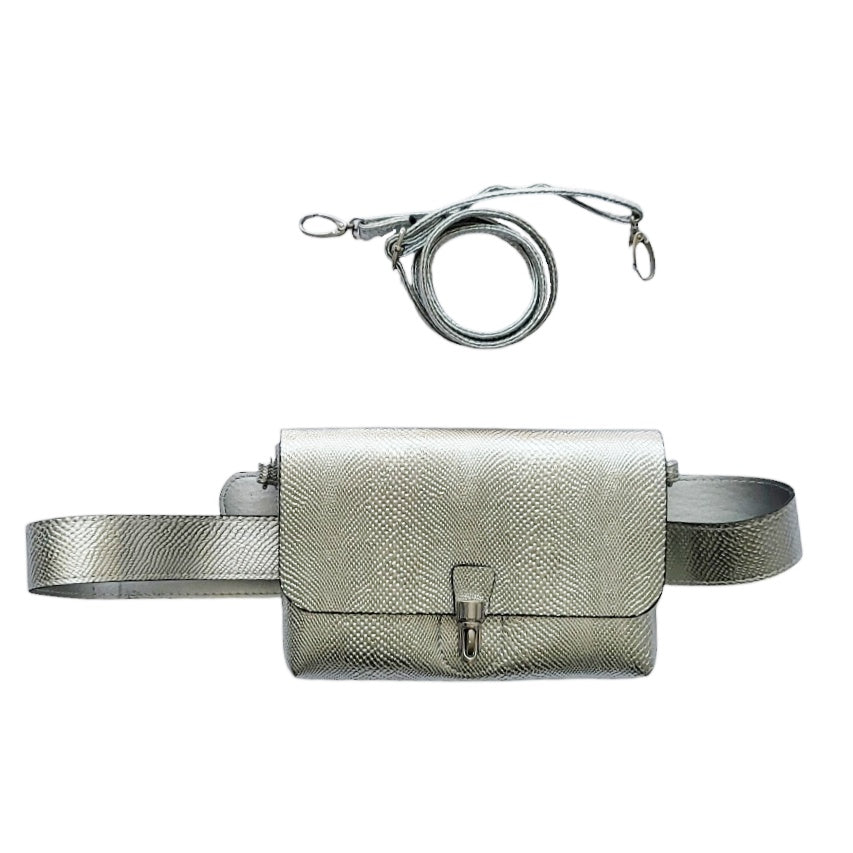 Cartera mujer Primark plateado Tipo canguro