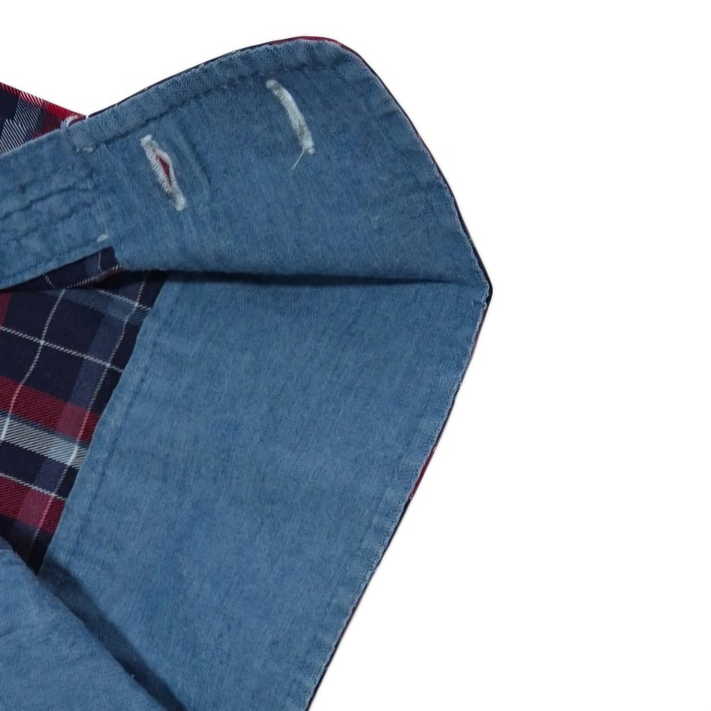 Camisa hombre United Colors of Benetton Rojo Leñadora, Cuadros azules