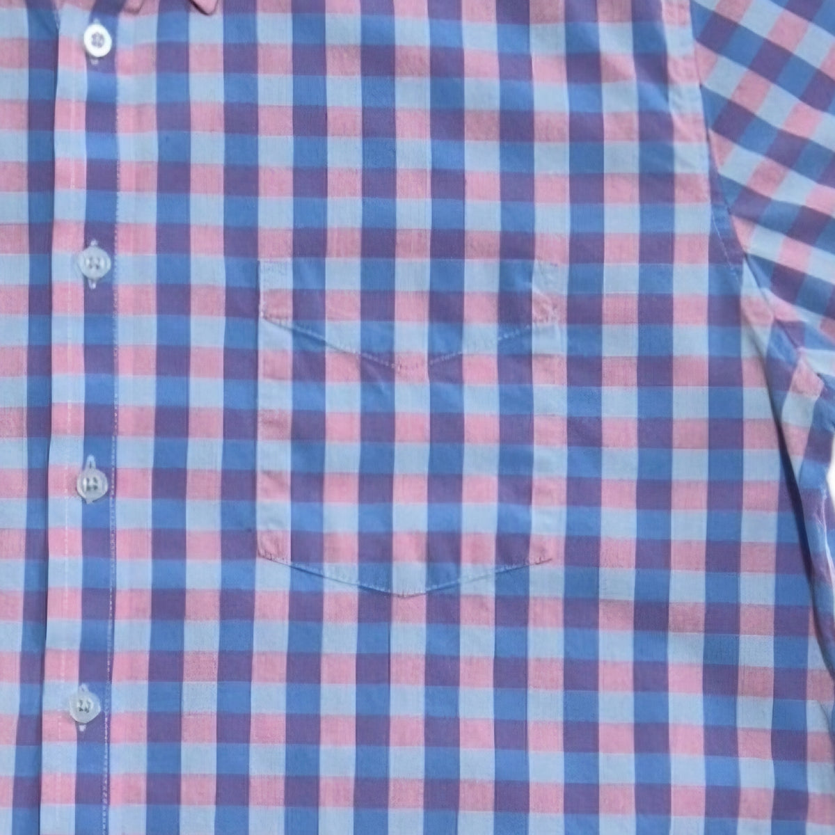 Camisa hombre Louis Barton Morado De cuadros rosados