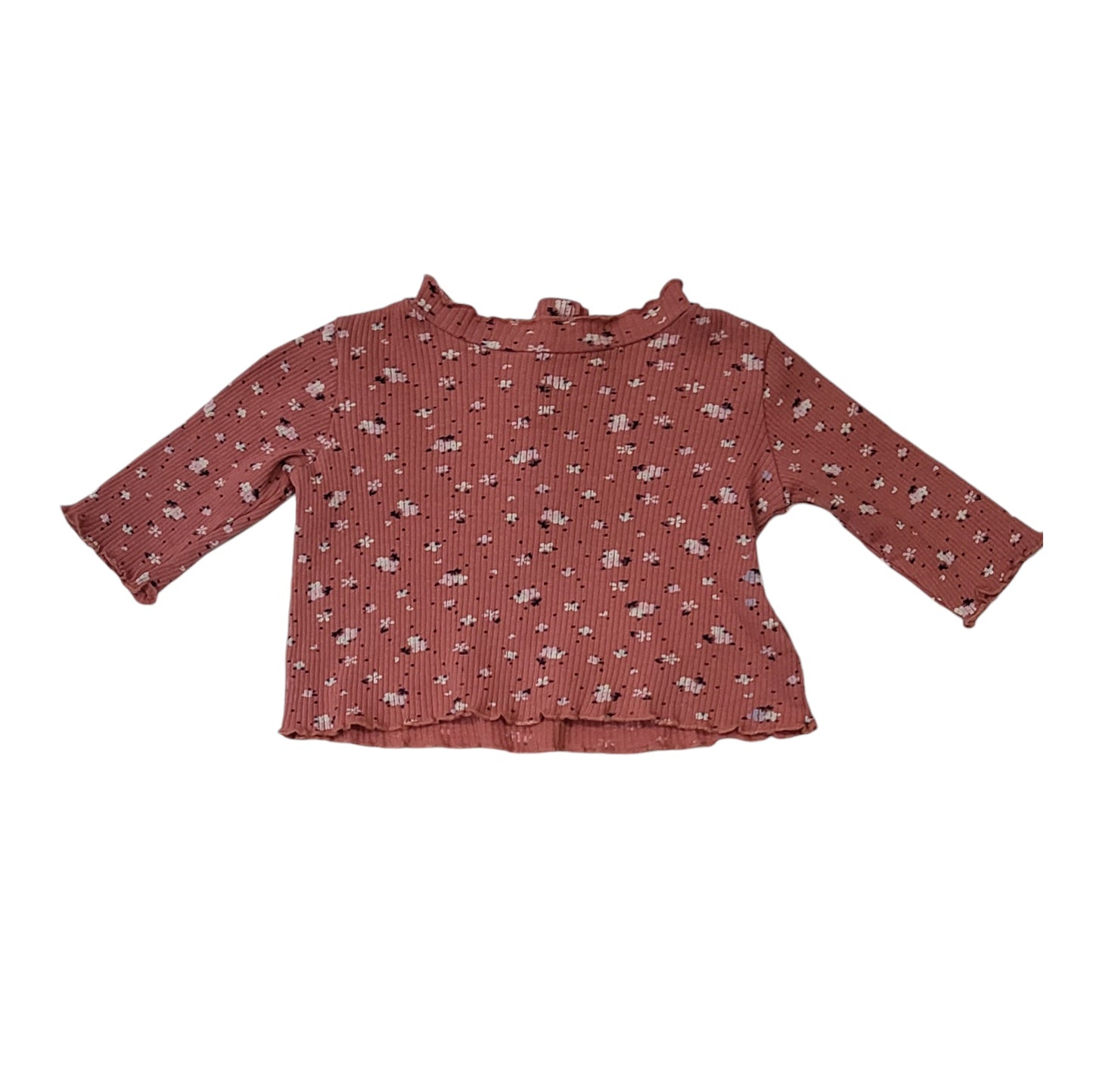 Camiseta niña Du Pareil rosado Con flores