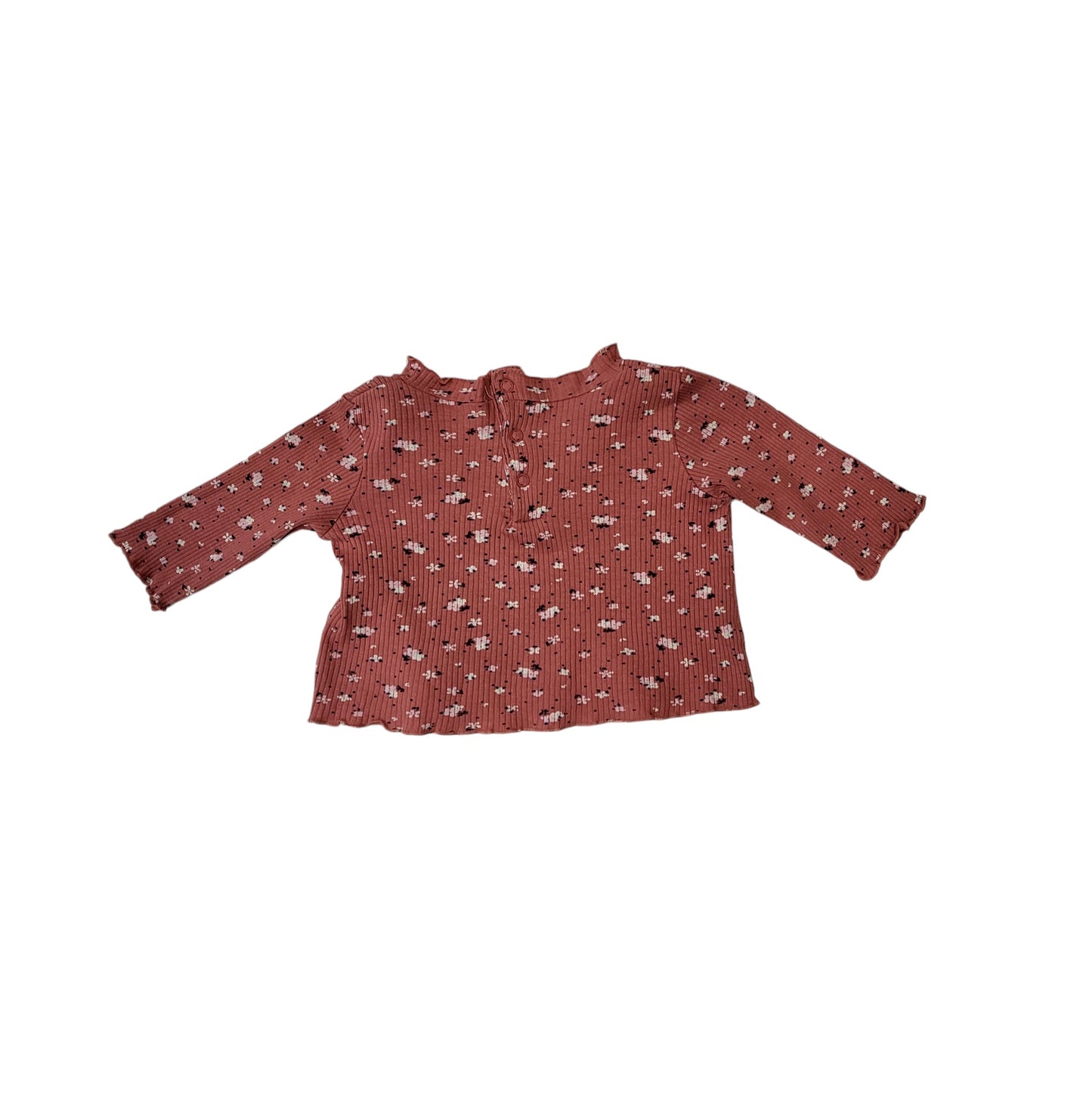Camiseta niña Du Pareil rosado Con flores
