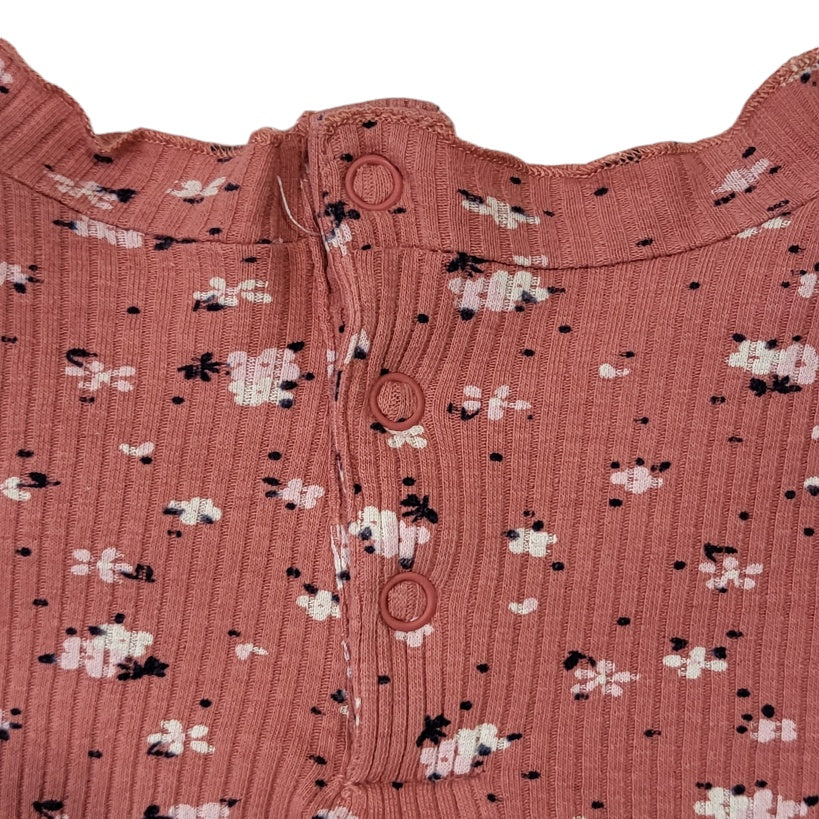 Camiseta niña Du Pareil rosado Con flores