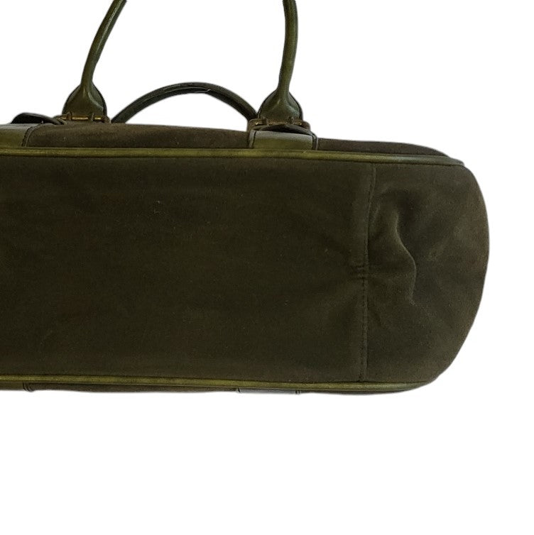 Cartera mujer &nbsp; verde carnaza con cuero liso