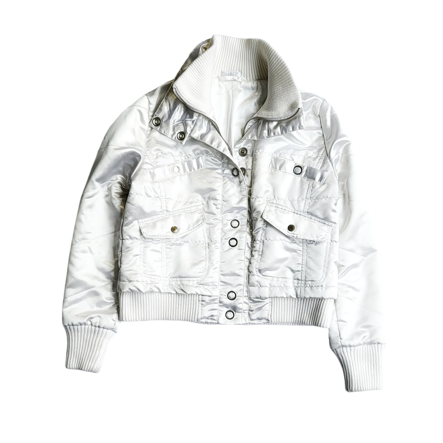 Chaqueta acolchada Mujer Studio F blanca talla 8