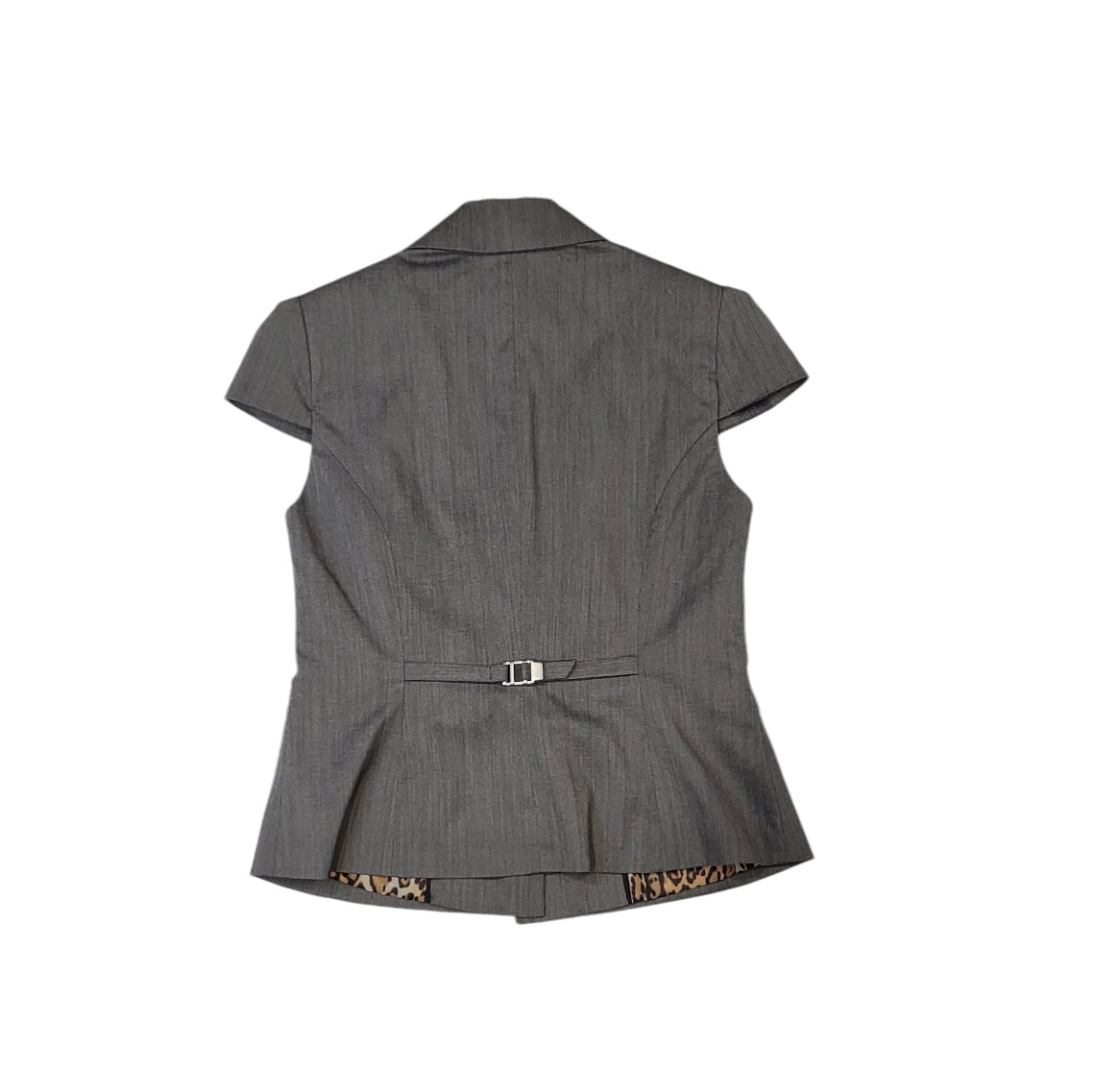 Chaleco mujer Basement gris tipo blazer manga larga talla 38