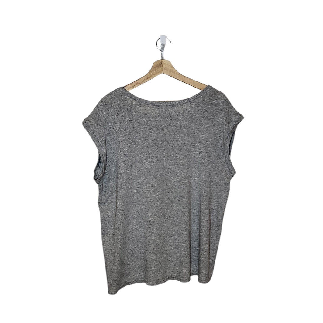 Camiseta mujer Karl Lagerfeld x Falabella gris talla M