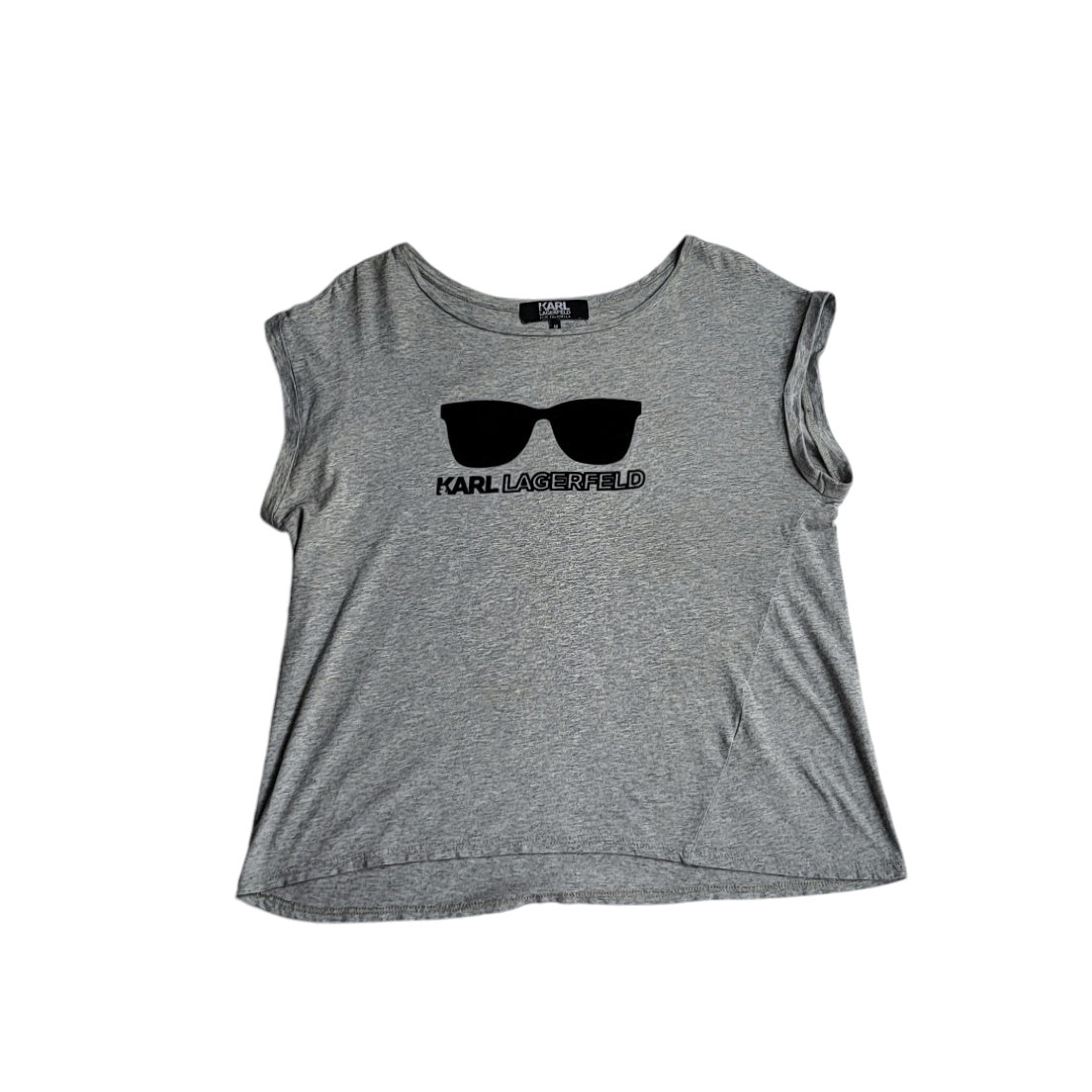 Camiseta mujer Karl Lagerfeld x Falabella gris talla M