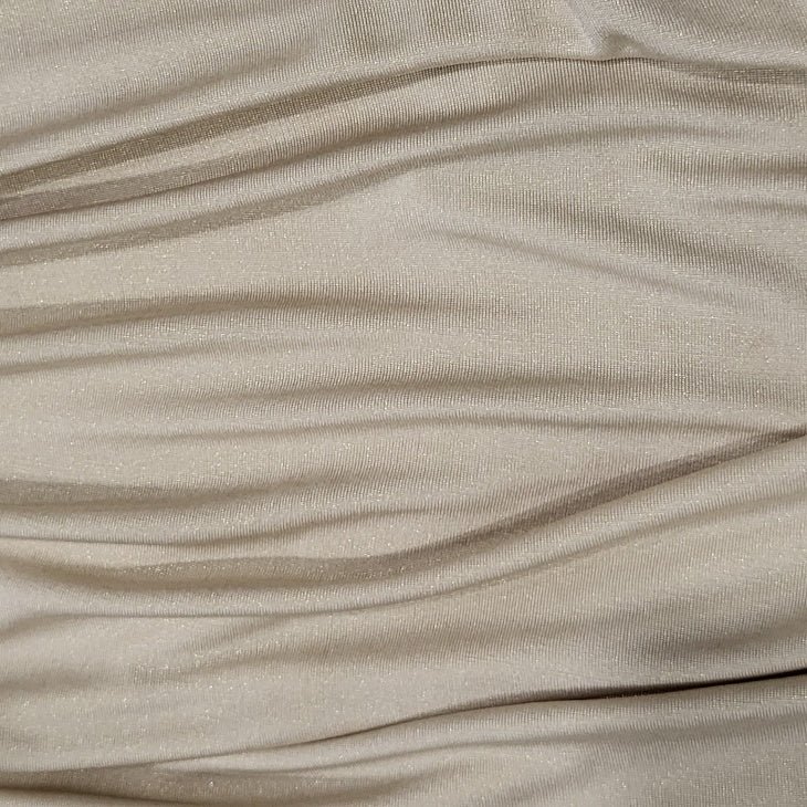 Crop top mujer Dahla champaña con brillos talla 3XL