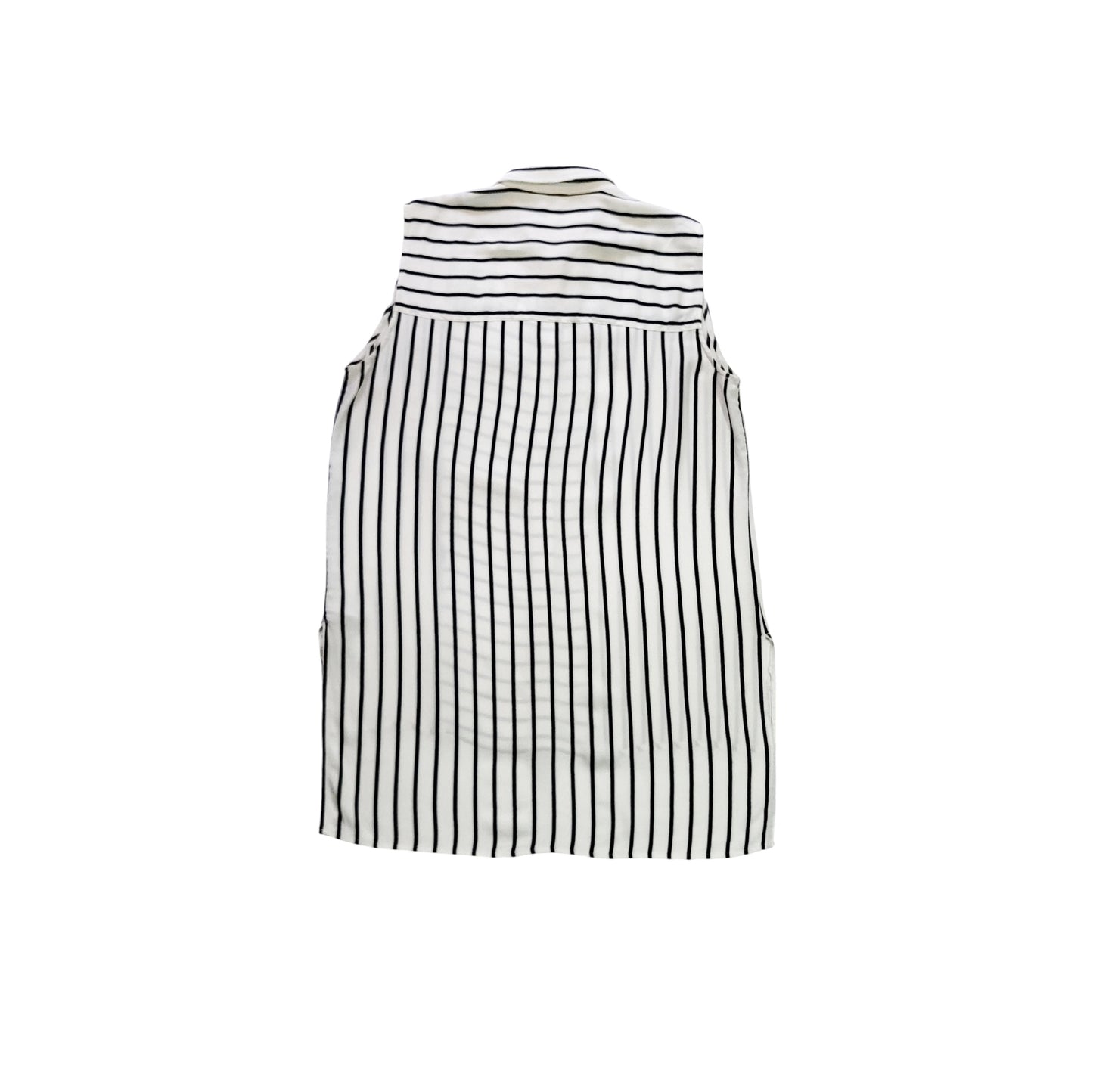 Blusa mujer Basement blanco y negro de rayas talla L
