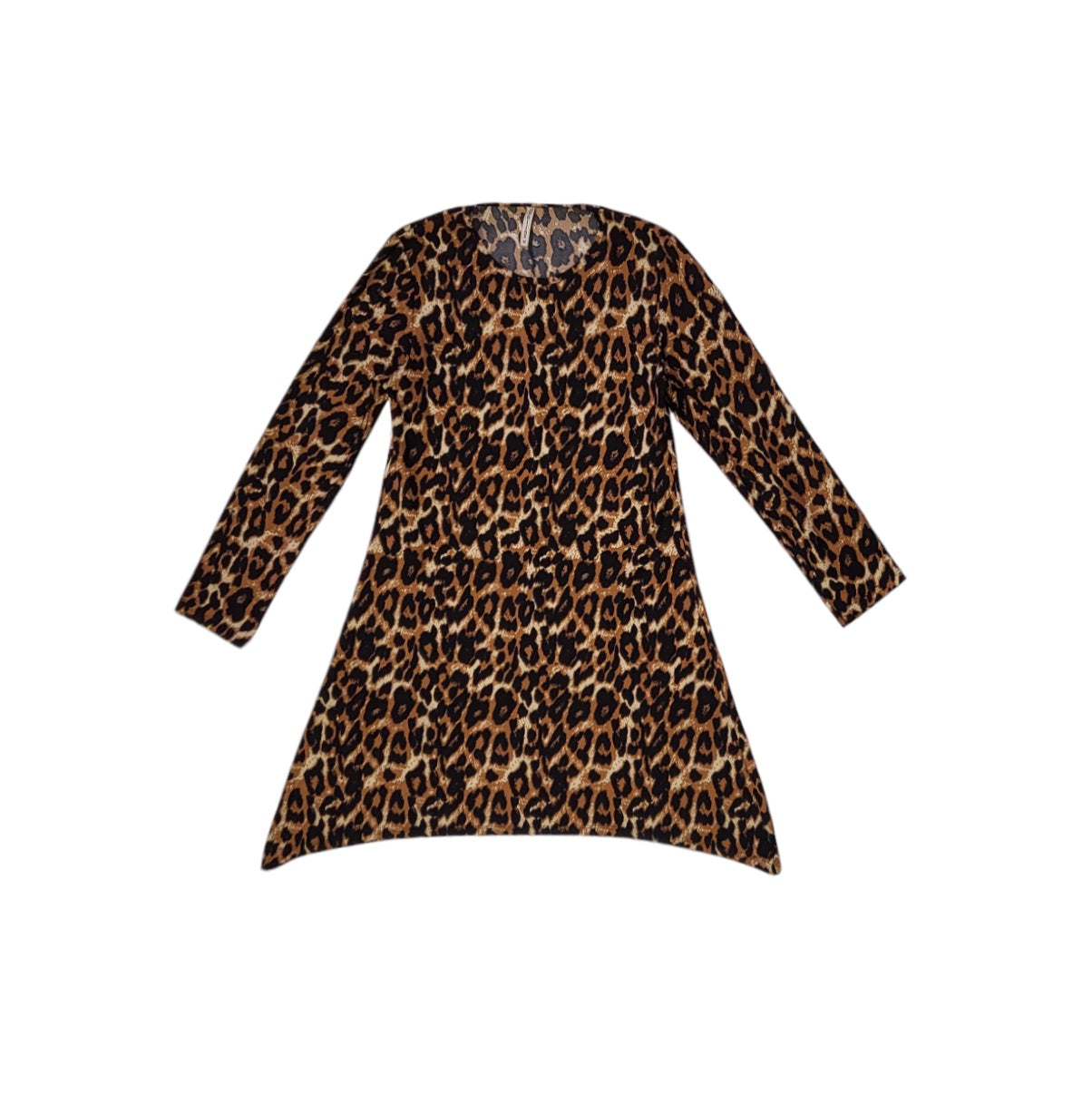 Vestido mujer Gulins Café estampado de leopardo talla M