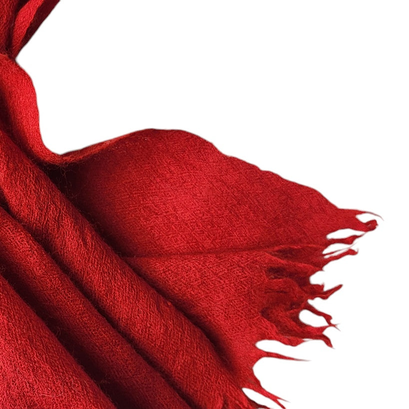 Pashmina mujer rojo