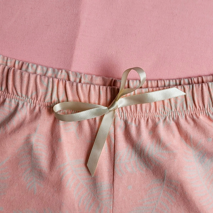 Conjunto pijama shorts mujer Talulah rosado neón Talla XL