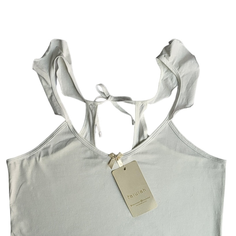 Conjunto pijama shorts mujer Talulah amarillo y blanco Talla XL