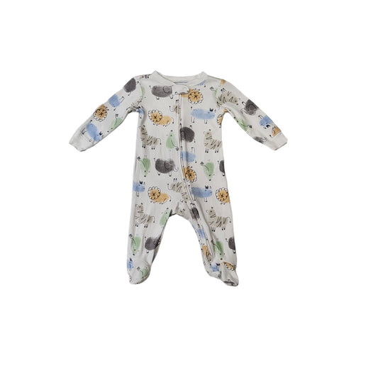 Pijama enteriza niña Carter´s blanco Talla 6M