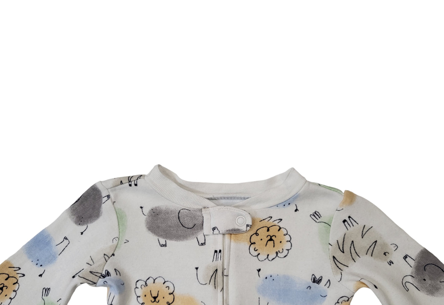 Pijama enteriza niña Carter´s blanco Talla 6M