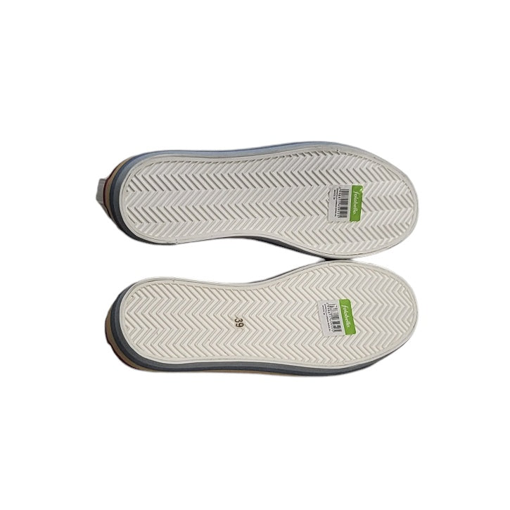 Tenis mujer Sybilla blanco con suela de plataforma arcoíris  talla 39
