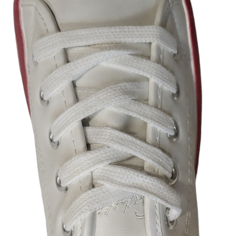 Tenis mujer Sybilla blanco con suela de plataforma arcoíris  talla 39