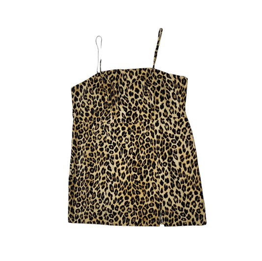 Vestido mujer Dahla amarillo leopardo animal print talla 3XL