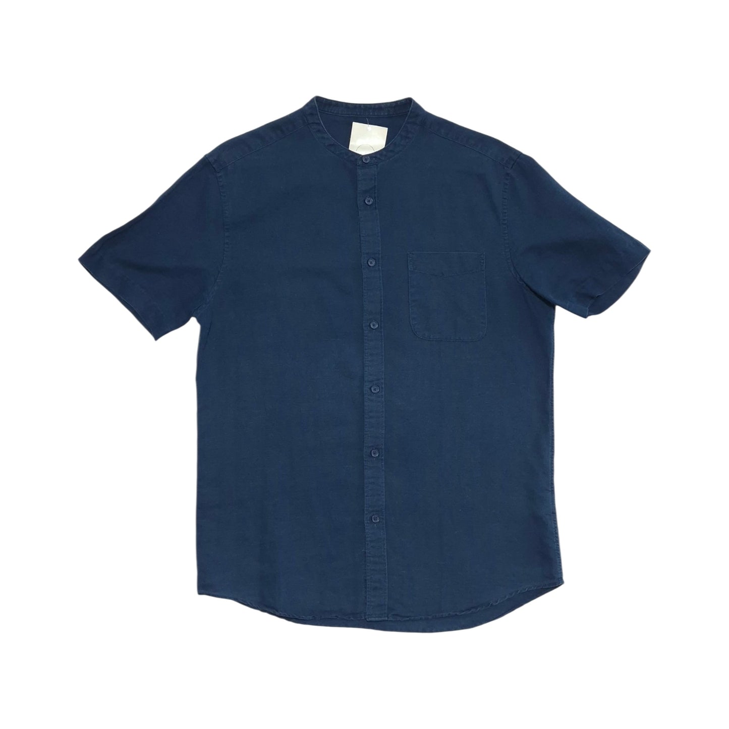 Camisa hombre M&S Azul manga corta