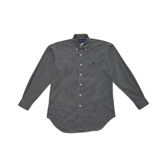 Camisa hombre Ralph Lauren Gris mini cuadros