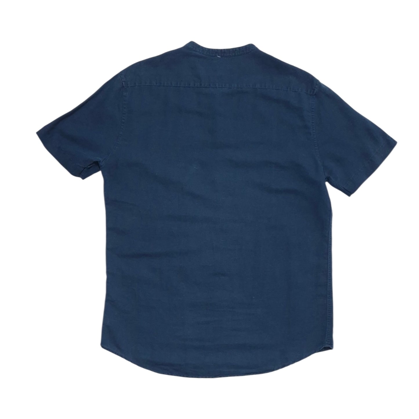 Camisa hombre M&S Azul manga corta