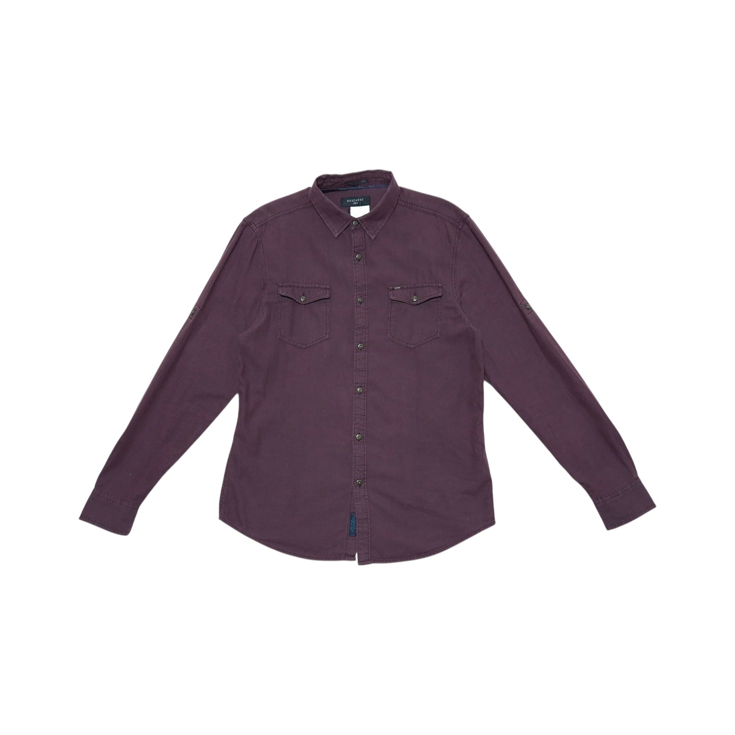 Camisa hombre Basement Vinotinto