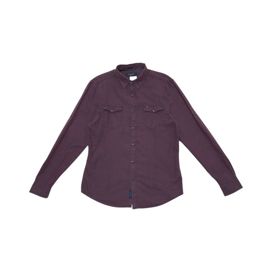 Camisa hombre Basement Vinotinto